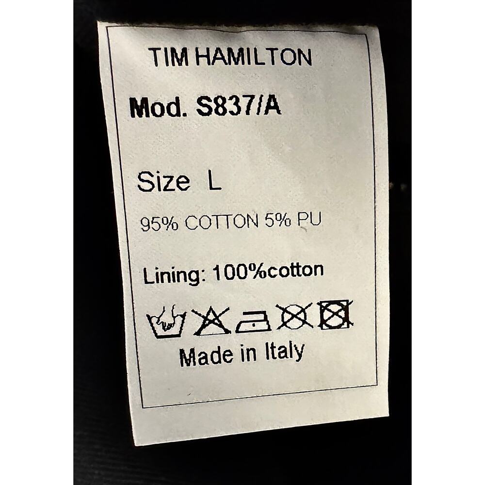Tim Hamilton 2008 Black Leather Moto Jacket - Picture 4 of 5